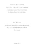 DIJAGNOSTIKA LIMFOPROLIFERATIVNIH BOLESTI PROBAVNOG SUSTAVA