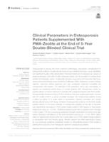 Clinical Parameters in Osteoporosis Patients Supplemented With PMA-Zeolite at the End of 5-Year Double-Blinded Clinical Trial