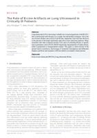 The Role of B-Line Artifacts on Lung Ultrasound in Critically Ill Patients