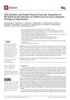 Fast, Reliable, and Simple Point-of-Care-like Adaptation of RT-qPCR for the Detection of SARS-CoV-2 for Use in Hospital Emergency Departments