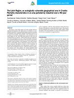 The Labin Region, an ecologically vulnerable geographical area in Croatia: Mortality characteristics in an area polluted by industrial over a 40-year period