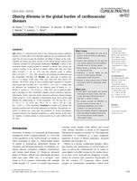 Obesity dilemma in the global burden of cardiovascular diseases