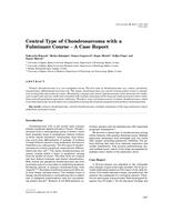 Central type of chondrosarcoma with a fulminant course--a case report