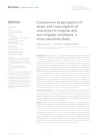 Comparison of perception of stress and consumption of anxiolytics in hospital and out-hospital conditions: a cross-sectional study