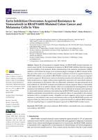 prikaz prve stranice dokumenta Ezrin Inhibition Overcomes Acquired Resistance to Vemurafenib in BRAFV600E-Mutated Colon Cancer and Melanoma Cells In Vitro
