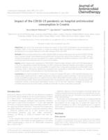 prikaz prve stranice dokumenta Impact of the COVID-19 pandemic on hospital antimicrobial consumption in Croatia