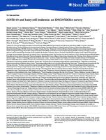 prikaz prve stranice dokumenta COVID-19 and hairy-cell leukemia: an EPICOVIDEHA survey