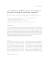 prikaz prve stranice dokumenta Anti-inflammatory effects of exercise training in the early period after myocardial infarction