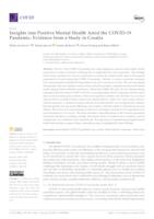 prikaz prve stranice dokumenta Insights into Positive Mental Health Amid the COVID-19 Pandemic: Evidence from a Study in Croatia