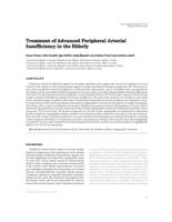 prikaz prve stranice dokumenta Treatment of Advanced Peripheral Arterial Insuffifi ciency in the Elderly